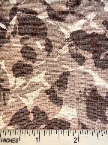 Chocolat - FS449 - Tones of Creams and Taupes in stylised flowers & leaves
