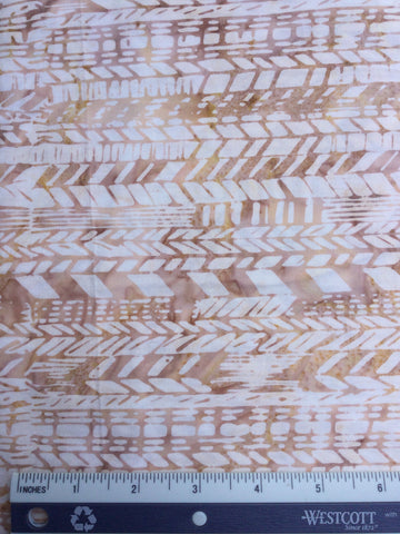 Batik - FS133 - Off White background with Beige print