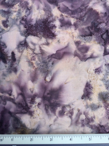 Batik - FS139 - Pink, Cream & Dusky Purple print