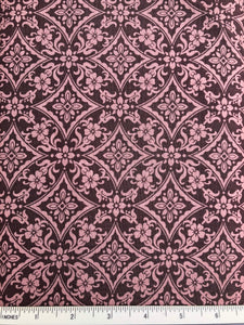 Left Bank - FS249 - Dusky Pink and Purple blender print