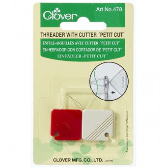 Clover Threader with Cutter - Petite Cut  - Art 478