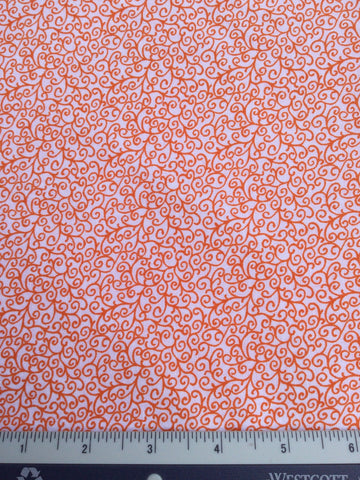 Blender - FS0093 - White background with Orange squiggles