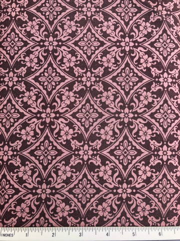 Left Bank - FS249 - Dusky Pink and Purple blender print