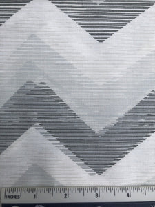 Dear Stella  - FS267 - Chevron stripe in multi tones of Grey